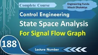 State Space Analysis for Signal Flow Graph Solved Example 2