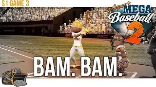 Bulldozer Power vs Dodgers Game 3 | Super Mega Baseball 2
