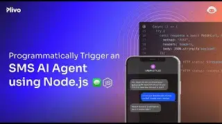 Programmatically Trigger an SMS AI Agent using Node.js