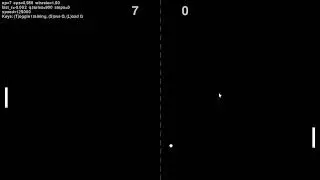Pong Reinforcement learning (Code in description)