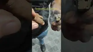 teste v&aacute;lvula c&acirc;nister linha GM, com defeito