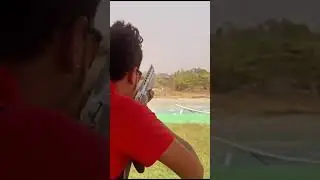 trap shooting training at aligarh shooting range