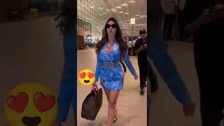 Nora Fatehi At Abu Dhabi Airport #norafatehi