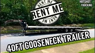 40FT HOTSHOT GOOSENECK TRAILER FOR RENT | ATLANTA, GA