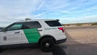 U.S. Border Patrol Immigration Checkpoint, Ajo Gila Bend Highway, AZ-85, 6 January 2026, GFH10734