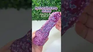 My First Slime Drop In A Year - Friday January 23rd @ 6pm GMT - Uk Slime Shop - Emmabeeslimes #slime