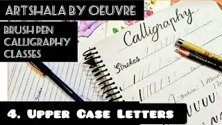 4. Calligraphy for Beginners | How to write Uppercase Letters