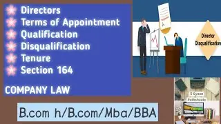 Directors | Terms of Appointment | Qualification and Disqualification | Section 164 | Unit 4 Part 5
