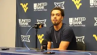 WVU F Emmitt Matthews Jr. Talks About Return to West Virginia | 10/03/2022