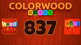 COLORWOOD WORDS CRYPTOGRAM level 837
