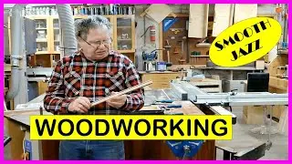 Master craftsman at work \ woodworking & jazz\ no talking