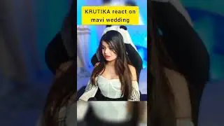 Mavi wedding krutika Reaction #mavi #mavilive #wedding #marriage #sadi #krutikaplays #shorts