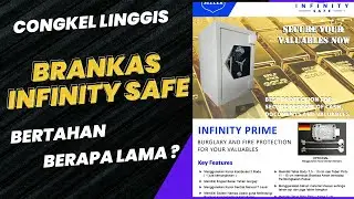 Mencongkel Brankas Infinity Safe dengan Linggis, Test Kekuatan Brankas