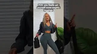 POV: You finally got yourself some ALPHALETE amplify leggings | DC BAILEY #shorts #leggings