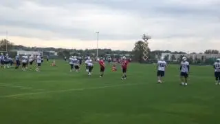 Titans QB Ryan Fitzpatrick leads practice