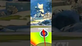 Cat on cat catty cat shot #golfclash #cat #trickshot did I mention cat?