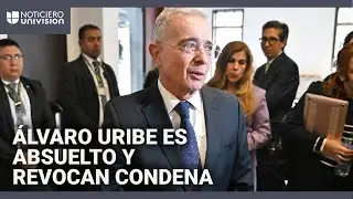 Tribunal absuelve al expresidente de Colombia &Aacute;lvaro Uribe y revoca condena de 12 a&ntilde;os en su contra
