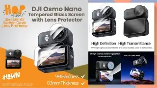 Tempered Glass 2in1 for DJI Osmo NANO Screen Protector Anti Gores Hydrogel Pelindung Layar DJI-NANO