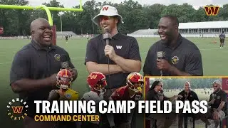 Camp Coverage of JD5 and Collecting Gold Jackets  | Command Center | Washington Commanders | NFL