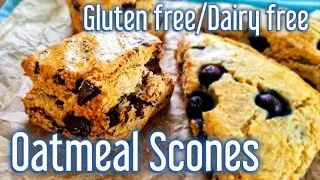 【Gluten Free】The best oatmeal scones/Dairy free/Low sugar