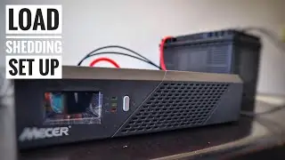 How to survive load shedding using an inverter and deep cycle battery.
