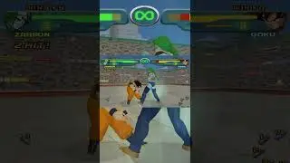 Dragon Ball Z Budokai 1 Zarbon vs Goku