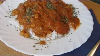 Butter Chicken with chickpea / Butterh&auml;hnchen mit Kichererbsen