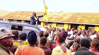 Biara Emmanuel Wepukhulu's thanks giving speech to the people of Bwihonge for giving him the NRMflag