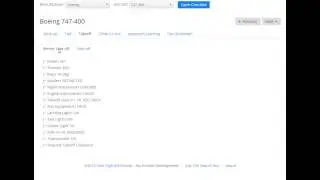 FSXDB.com - Aircraft Checklist Feature