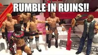 GTS WRESTLING: Rumble in RUINS! WWE NXT Mattel Figure INVASION Animation!