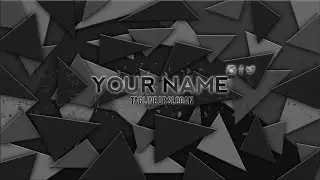 Photoshop Shatter 2D Banner Template