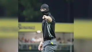 Central Texas native umpiring for Savannah Bananas