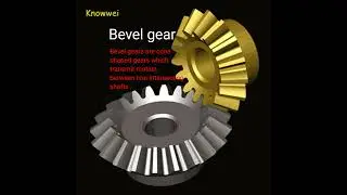 Bevel gear animation   #tom #gear #mechanicalengineering #theoryofmachines  #theory_of_machine