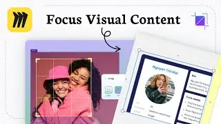 How to crop an image in Miro (Visual Edit Customize)