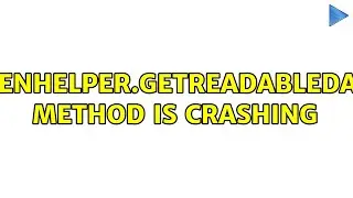 SQLiteOpenHelper.getReadableDatabase() method is crashing (3 Solutions!!)
