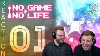 SOS Bros React - No Game No Life Episode 1 - THIS ANIME IS WILD
