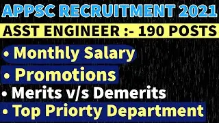 APPSC AE NOTIFICATION 2021- APPSC AE Salary, AP AE Promotions, AE Job profile, AE department priorty