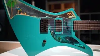 Как сделать гитару? Making a diorama guitar Sea Kelly (Full Build) | HANDMADE GUITAR DIY