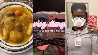 VLOG DIARY | Realistic ICU NURSE Work Week