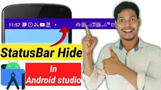 status bar hide in Android studio Hindi videos/Aauraparti