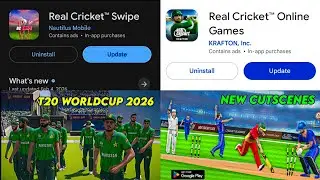 Real Cricket & Real Cricket Swipe New Update 2026 🔥