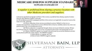 Overview: DMEPOS Supplier Standard #29
