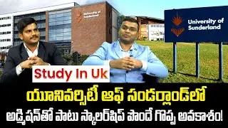 Study at the University of Sunderland UK // admission with Scholarships