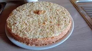 كيكة الجزر والجوز بالكريمه.هشة راءع شكلا ومذاقا👌👌