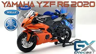 1/12 Welly YAMAHA YZF R6 2020 (Orange)