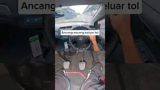 Tahap-tahap keluar jalan tol - Tutorial mobil manual #nurjakafirmansyah