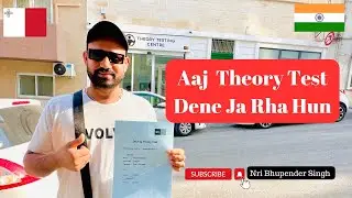 Finely I Passed My Theory Test At Malta |  Car Driving Licence B, B1, BE, B-Automatic | NriBhupender