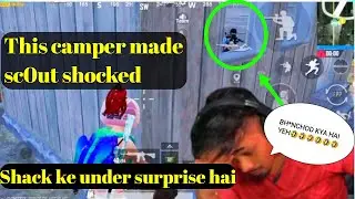 Scout vs God level campers 🤣 | Scout epic reaction after he killed by campers | bgmi new camper 😅