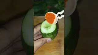 Traditional Cucumber Masala Mouth Watering🤤 #shorts #shortvideo #cucumber #masala #food #viral