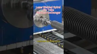 The laser welding of fin tubes can achieve a penetration rate of up to 99% #fintube #heatexchanger